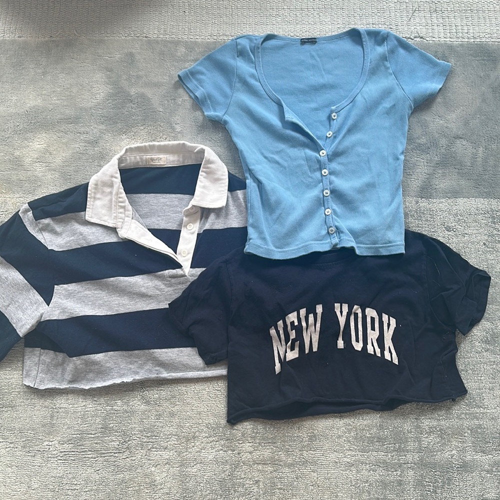 Brandy Melville - Cropped tee bundle
